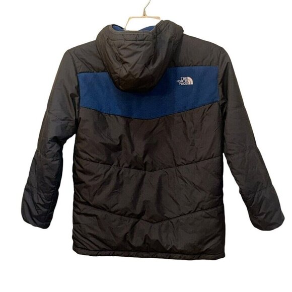 The North Face Reversible Puffer Fleece Full Zip Winter Jacket Large 14/16 - Picture 3 of 12